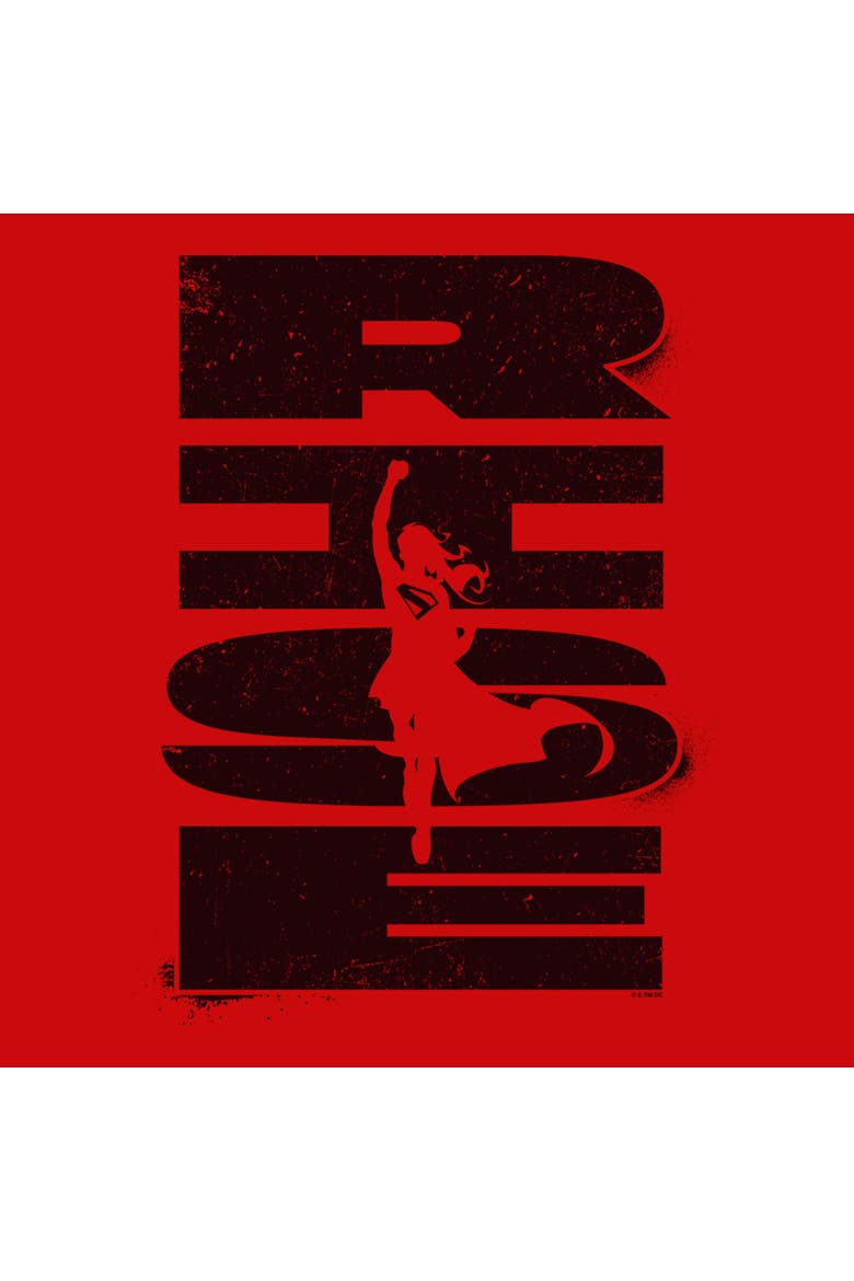 Boy's Supergirl Rise Kara Zor-El  Graphic T-Shirt, Alternate, color, Red