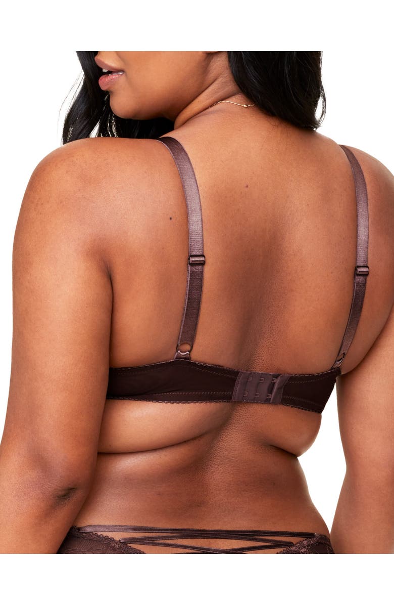 Adore Me Enny Contour Balconette Bra, Alternate, color, Dark Brown