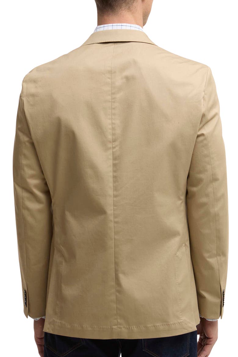Bellamy Tailored Fit Stretch Cotton Blazer, Alternate, color, SAND