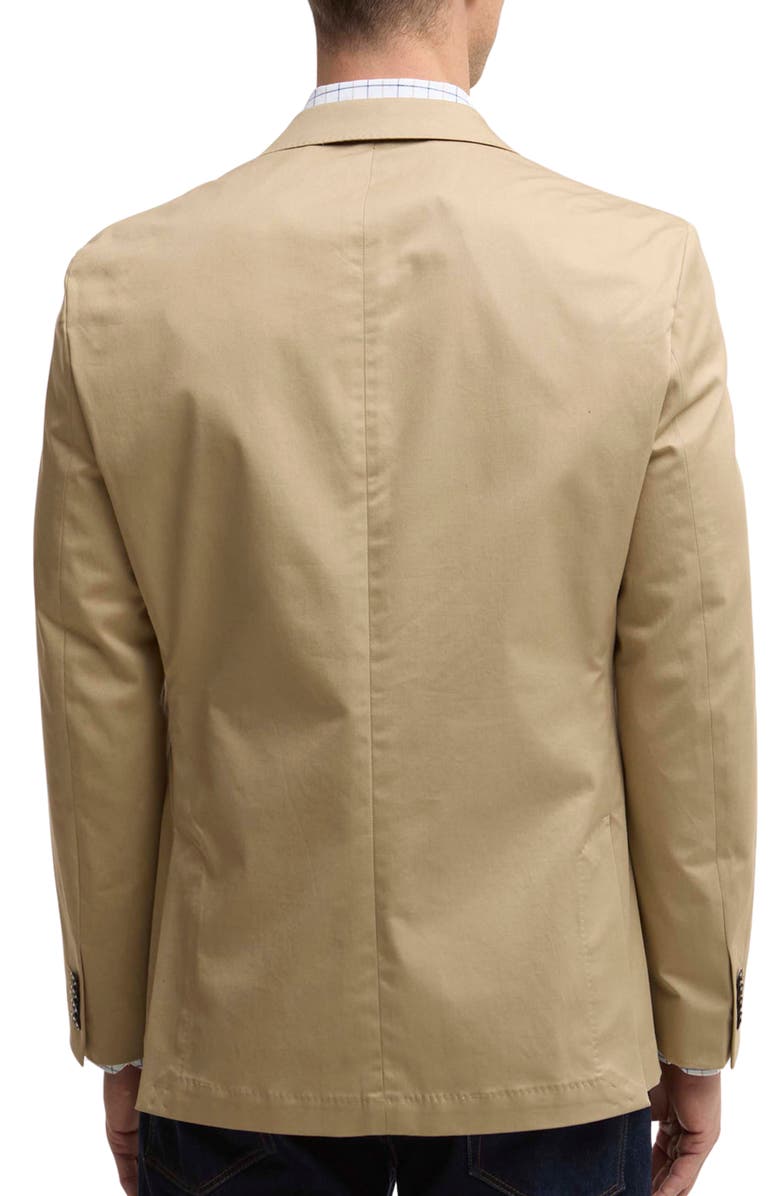 Barbour Bellamy Tailored Fit Stretch Cotton Blazer, Alternate, color, Sand