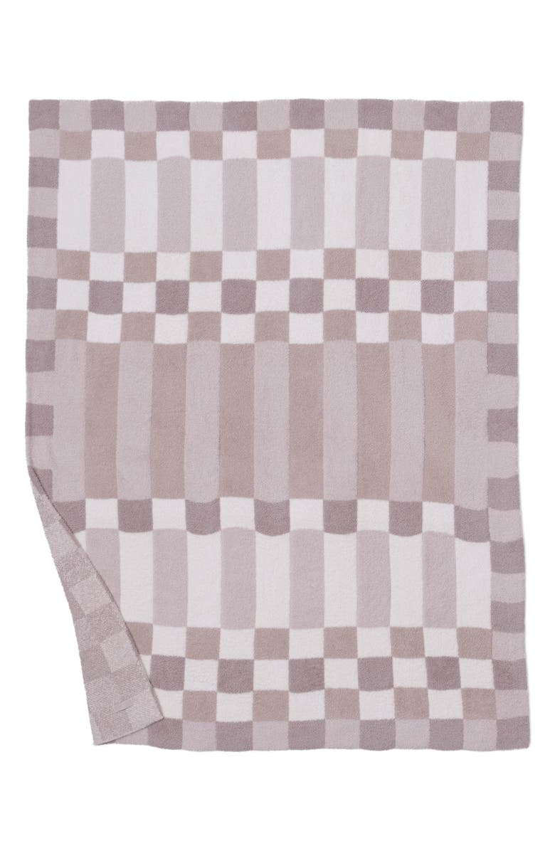Barefoot Dreams<sup>®</sup> CozyChic Checkerboard Throw Blanket, Alternate, color, Sahara Multi