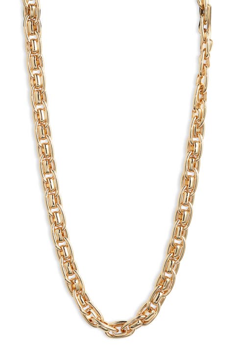 Luxe Double Curb Chain Necklace