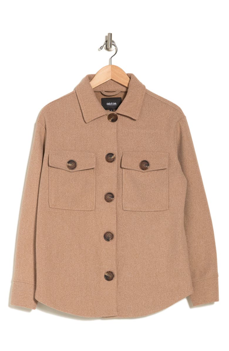 Ookie & Lala Woven Shirt Jacket, Alternate, color, 