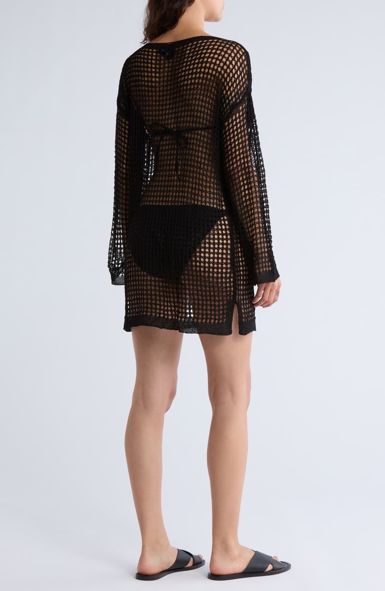 VYB Open Stitch Cover-Up Tunic, Alternate, color,