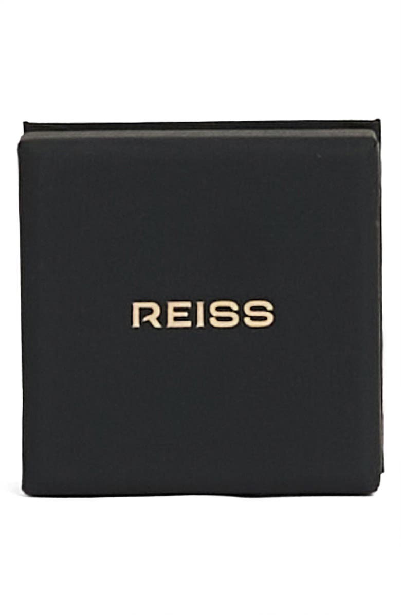 Reiss Ona Leather Cord Bracelet, Alternate, color, Silver Tone / Brown