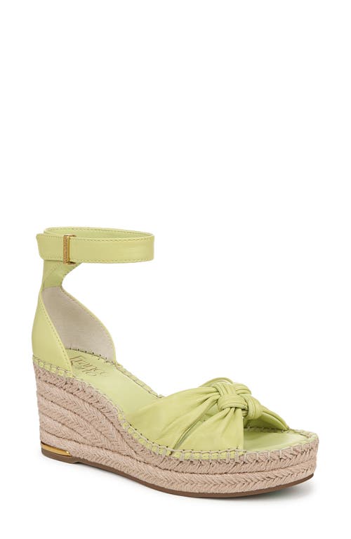 Franco Sarto Clementine Ankle Strap Platform Wedge Sandal In Green