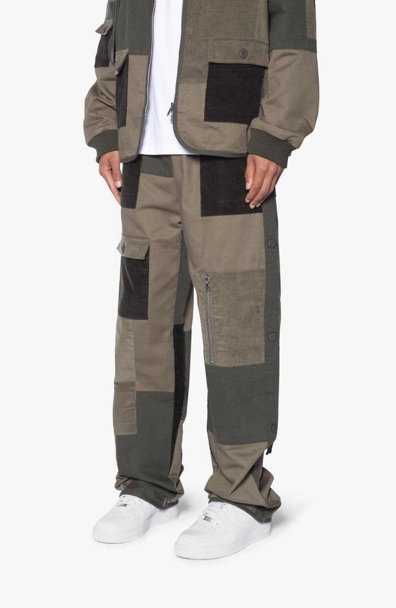 mnml Patchwork Oversize Cargo Pants, Alternate, color,