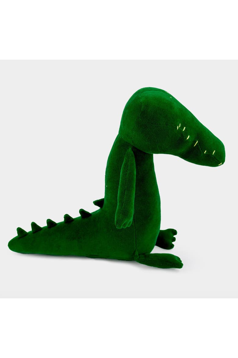 Tony, the crocodile stuffed animal green, Alternate, color, Green