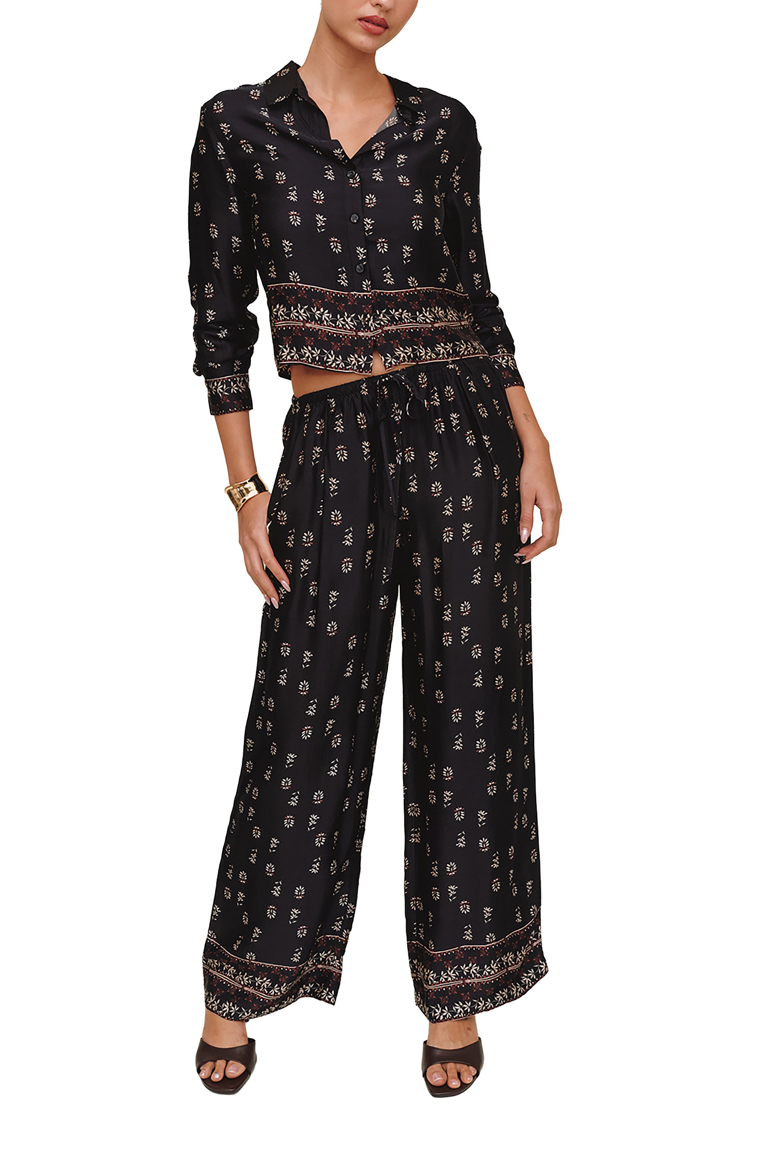 Bella Dahl Single Pleat Wide Leg Pants (Women) | Nordstrom