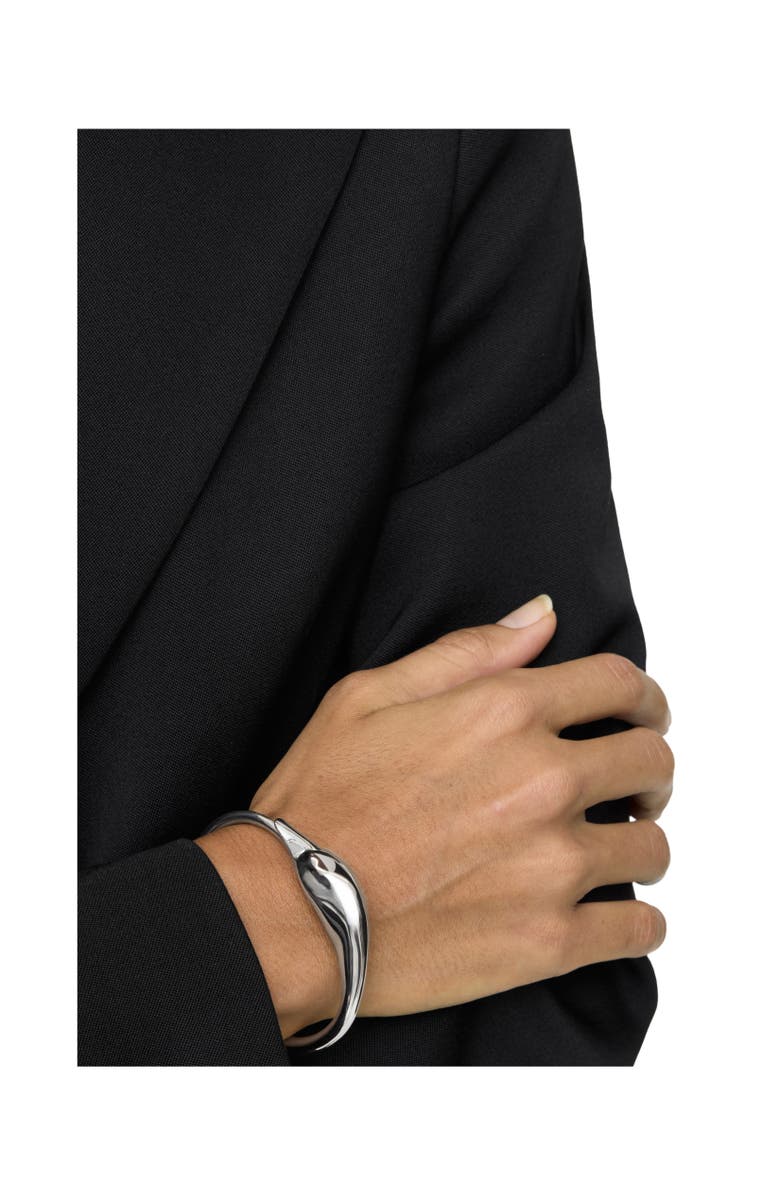 Burberry Duck Cuff, Alternate, color, Silver