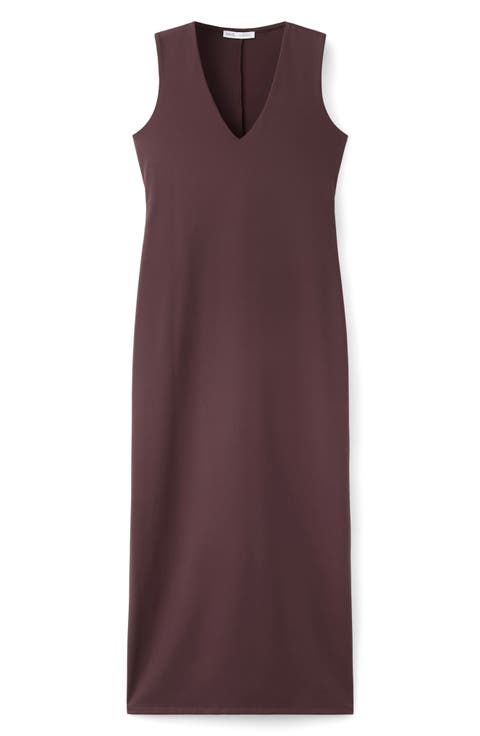 Sleeveless V-Neck Dress