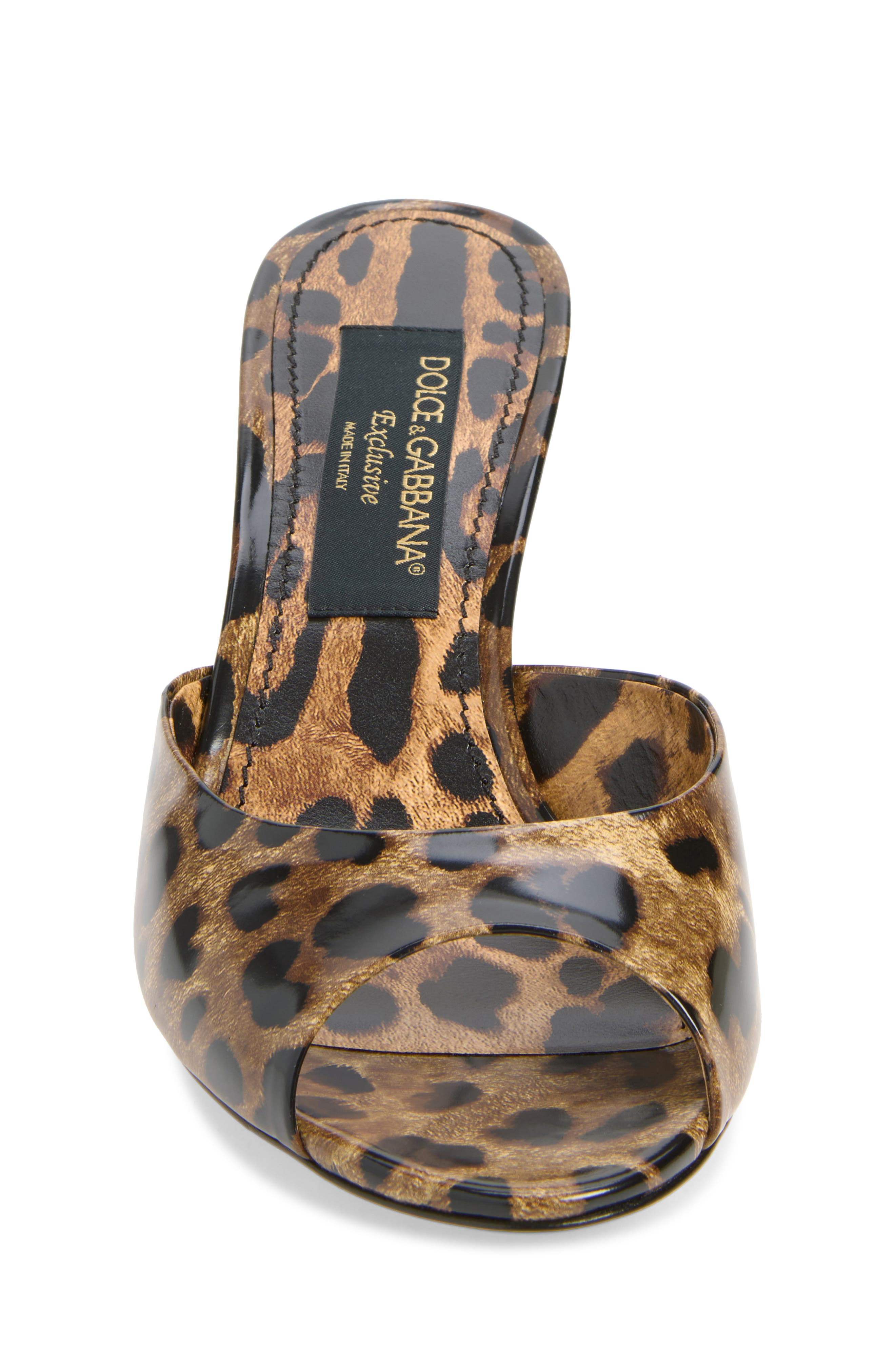 Keira Leather Mule, Alternate, color, LEOPARD