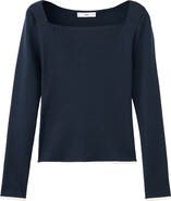 MANGO Boat Neck Cotton T-Shirt