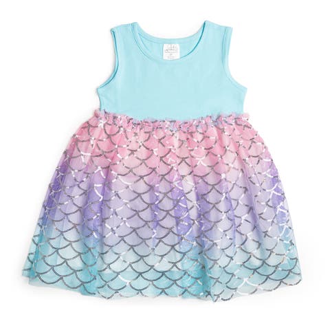 Sparkling Mermaid Tank Tutu Dress (Toddler, Little Kid & Big Kid)