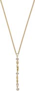 AllSaints Geometric Crystal Y-Necklace
