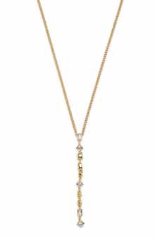AllSaints Geometric Crystal Y-Necklace