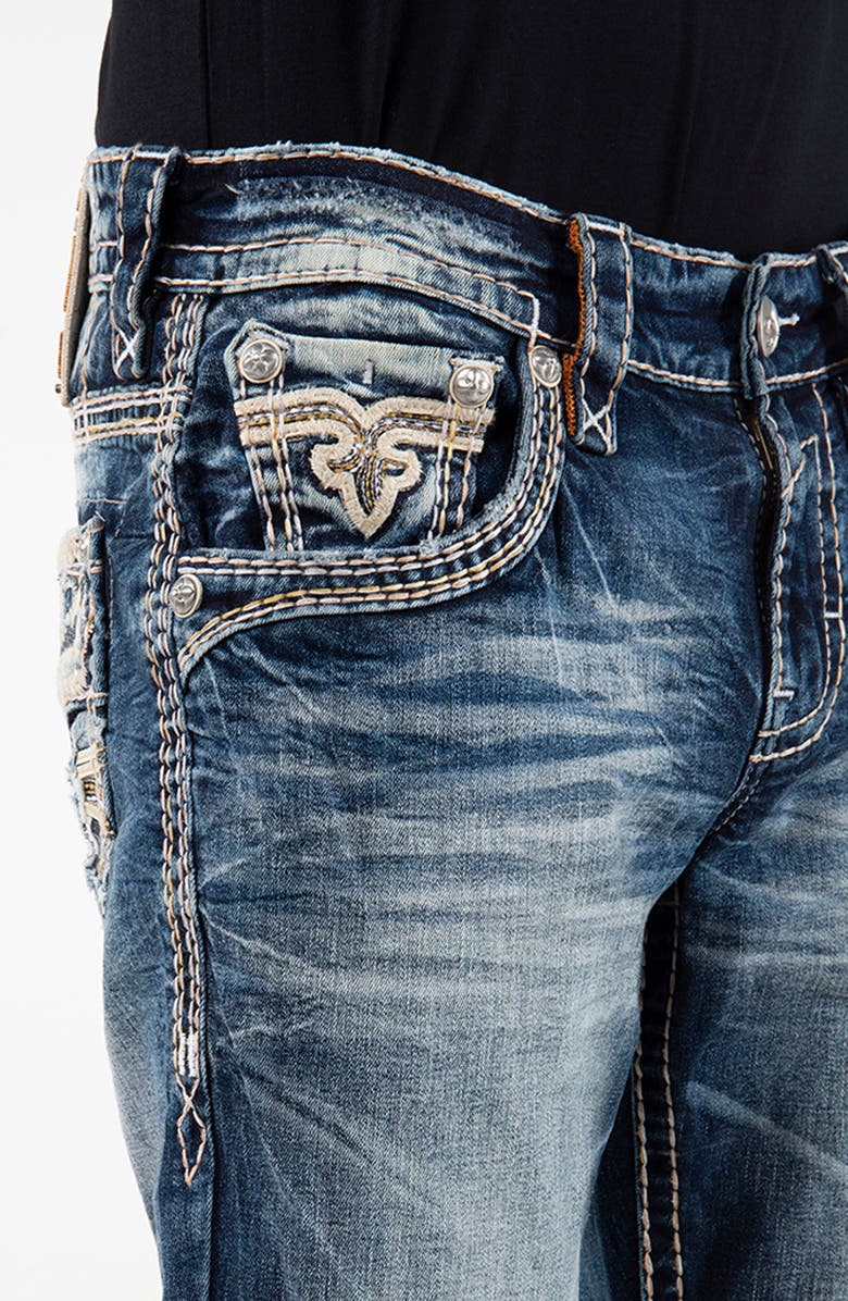 Rock Revival Alternative Straight Leg Stretch Jeans, Alternate, color, 