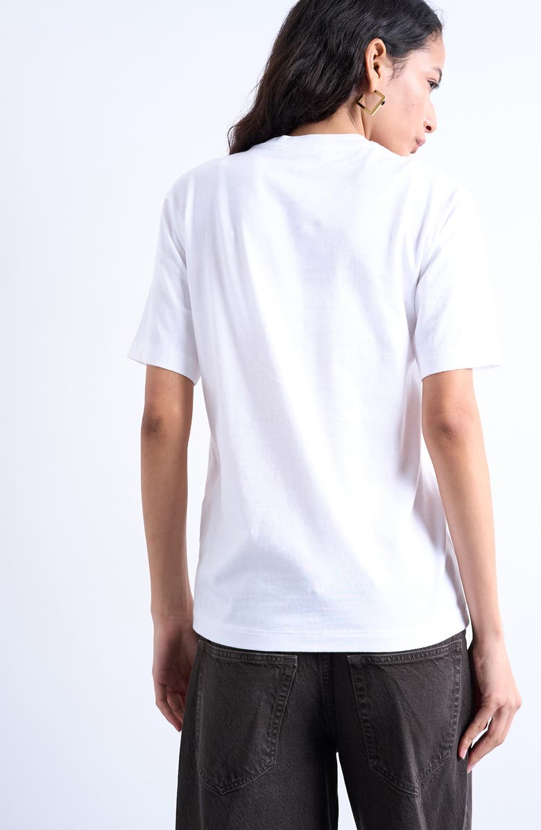 Topshop Classic Cotton T-Shirt, Alternate, color, White