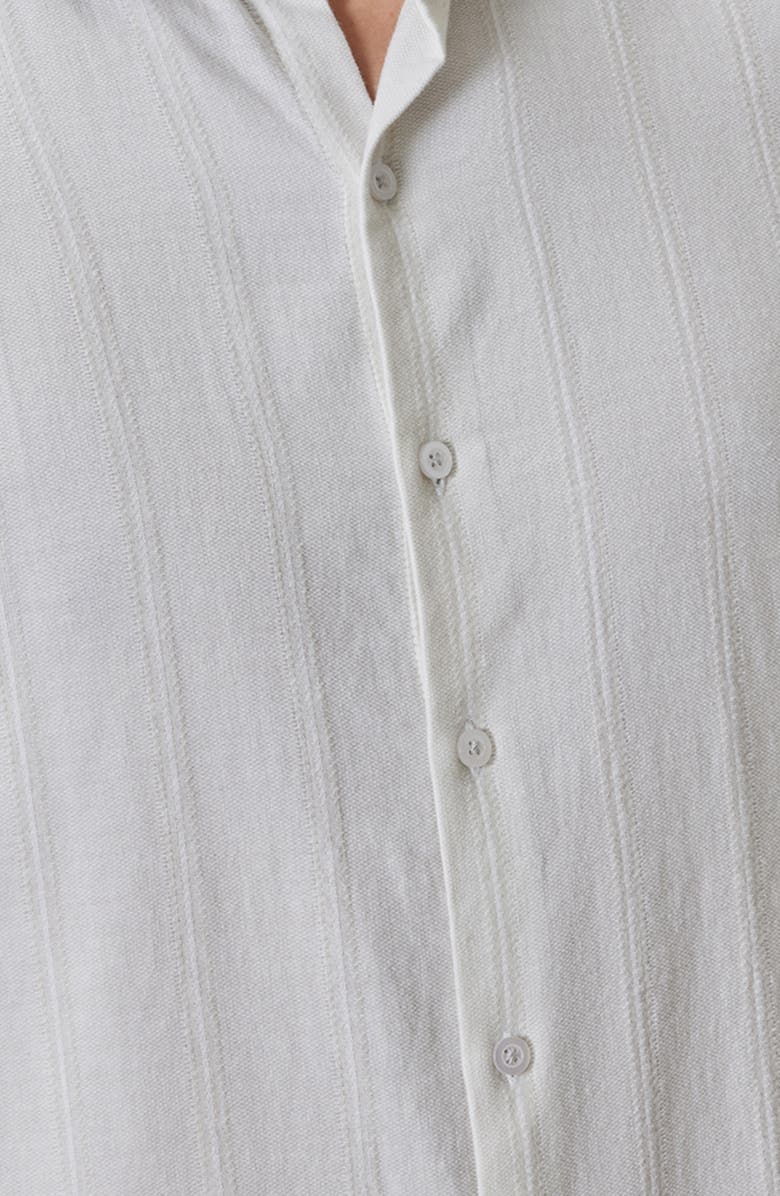 Robert Barakett Satoru Short Sleeve Button-Up Shirt, Alternate, color, String