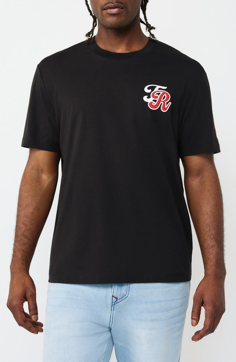 True Religion Cali Bay Big Buddha Graphic T-Shirt, Main, color, 