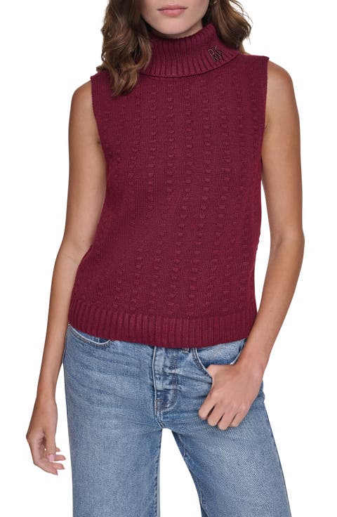 Bobble Stitch Sweater Vest