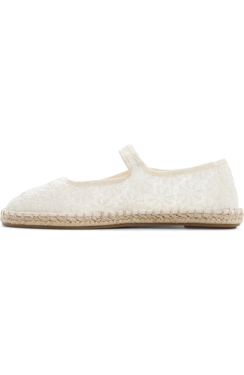 ALDO Alissie Mesh Ballet Flat, Alternate, color, White/ Bone