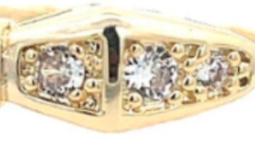 Shymi Pavé Snake Bypass Bracelet In Gold