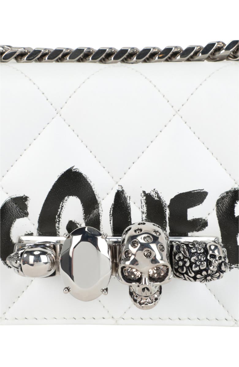 Alexander McQueen Puma Mini Graffiti Jeweled Shoulder Bag, Alternate, color,