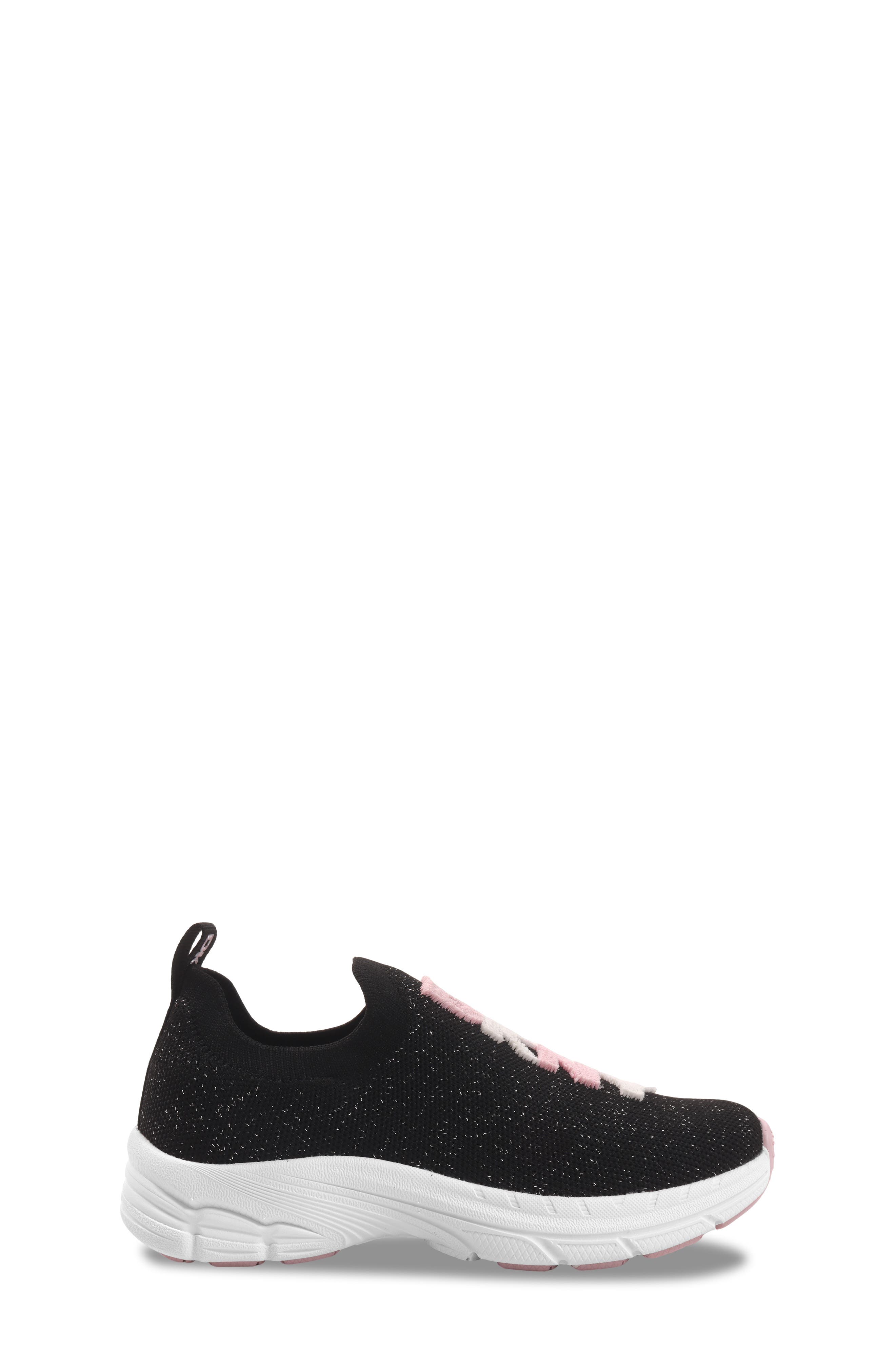 Kids' Keva Slip-On Sneaker, Alternate, color, BLACK