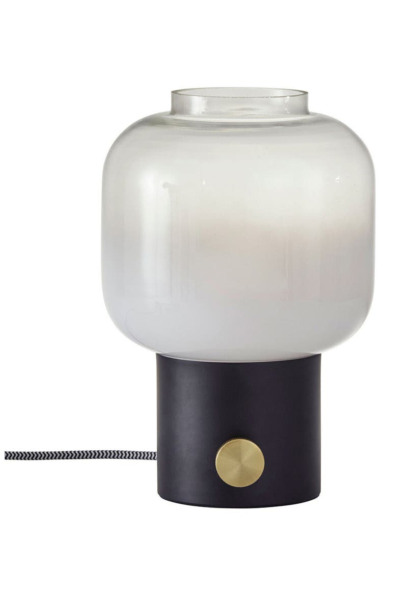 Lewis Table Lamp, Main, color, MATTE BLACK WITH ANTIQUE BRASS