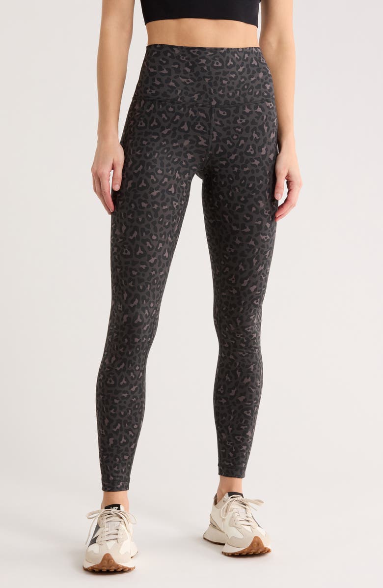 YOGALICIOUS Polarlux Everyday Fleece Leggings, Main, color, Sexy Leopard Black