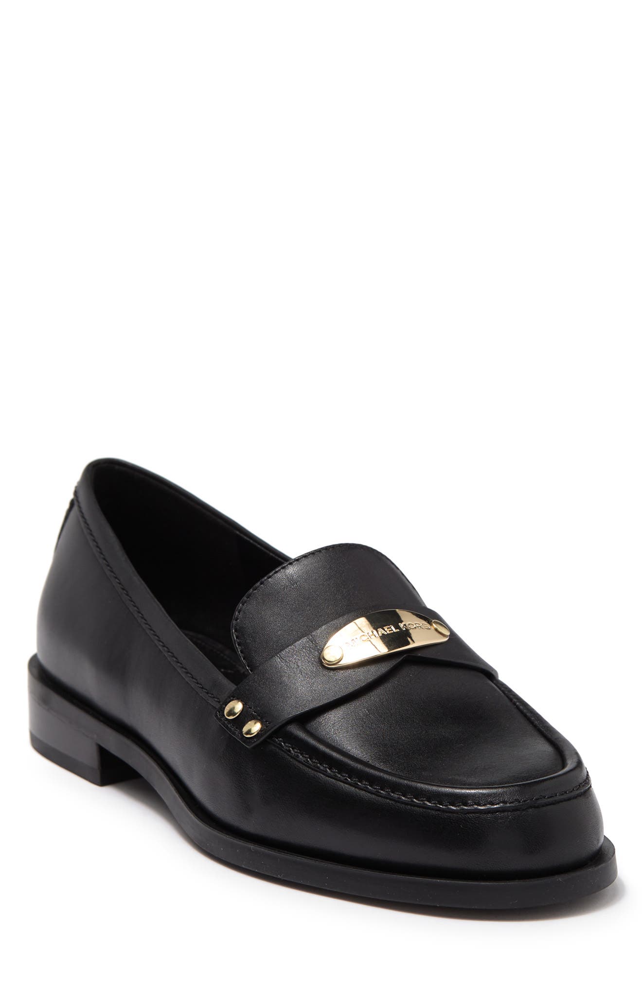 MICHAEL Michael Kors Finley Logo Plaque Loafer, Main, color, 