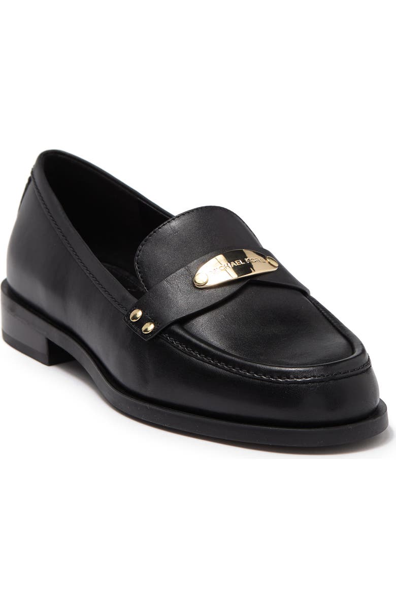 MICHAEL Michael Kors Finley Logo Plaque Loafer, Main, color,