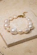 Untamed Petals Blake Baroque Pearl Bracelet