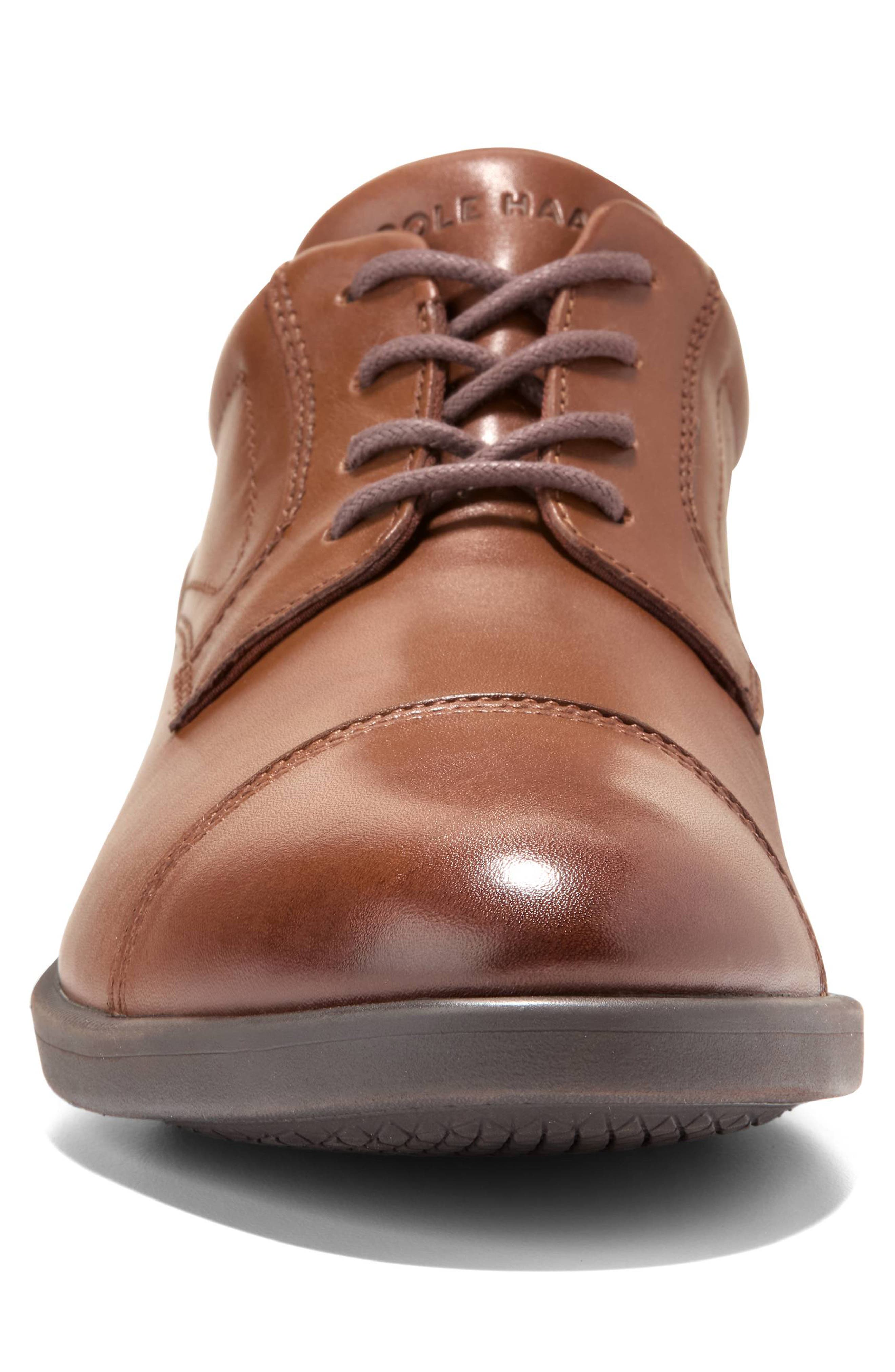 Hartsfield Leather Grand Cap Toe Oxford, Alternate, color, BRITISH TAN / JAVA