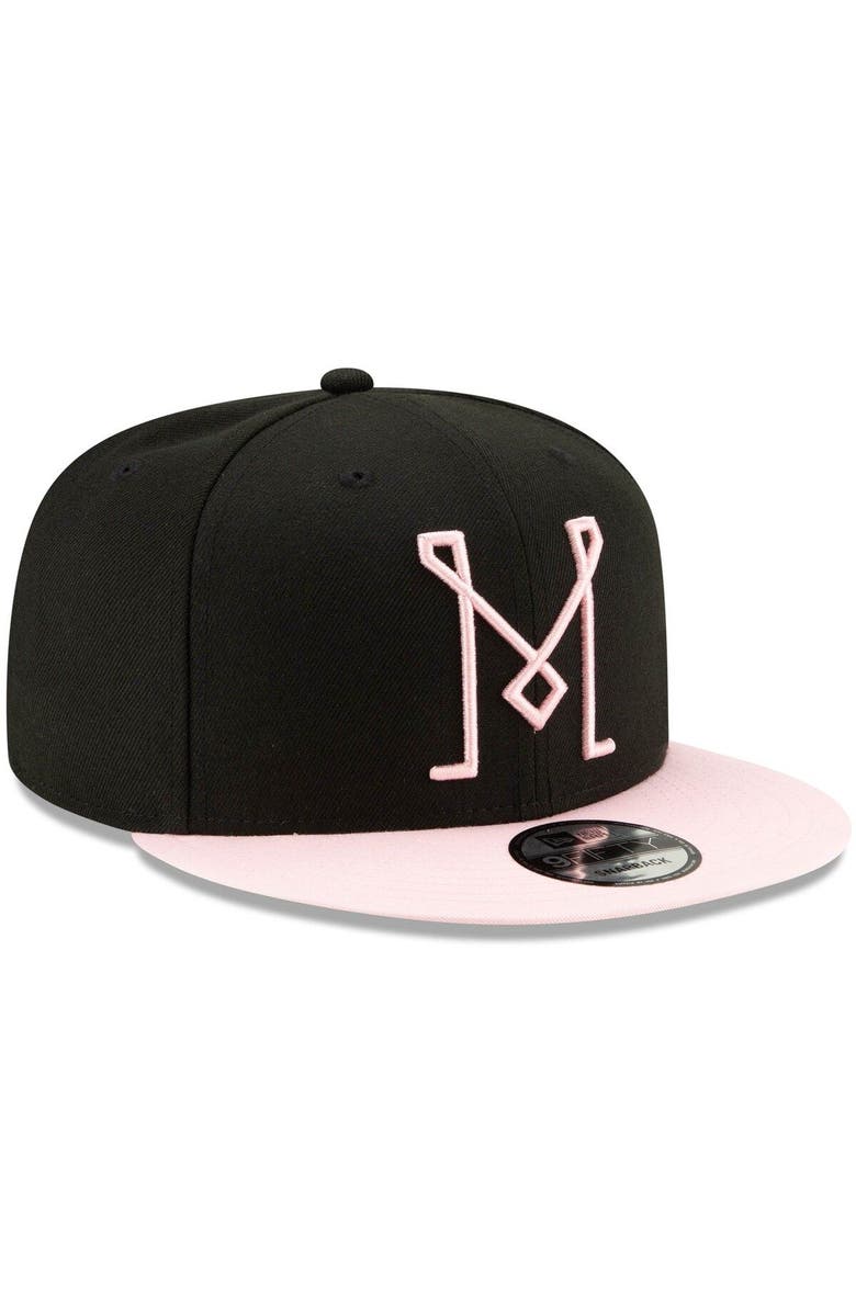 New Era Men's New Era Black Inter Miami CF Starting 9FIFTY Adjustable Snapback Hat, Alternate, color, 