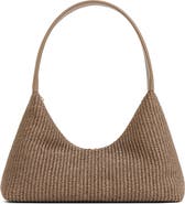 Mansur Gavriel Candy Woven Raffia Baguette Bag