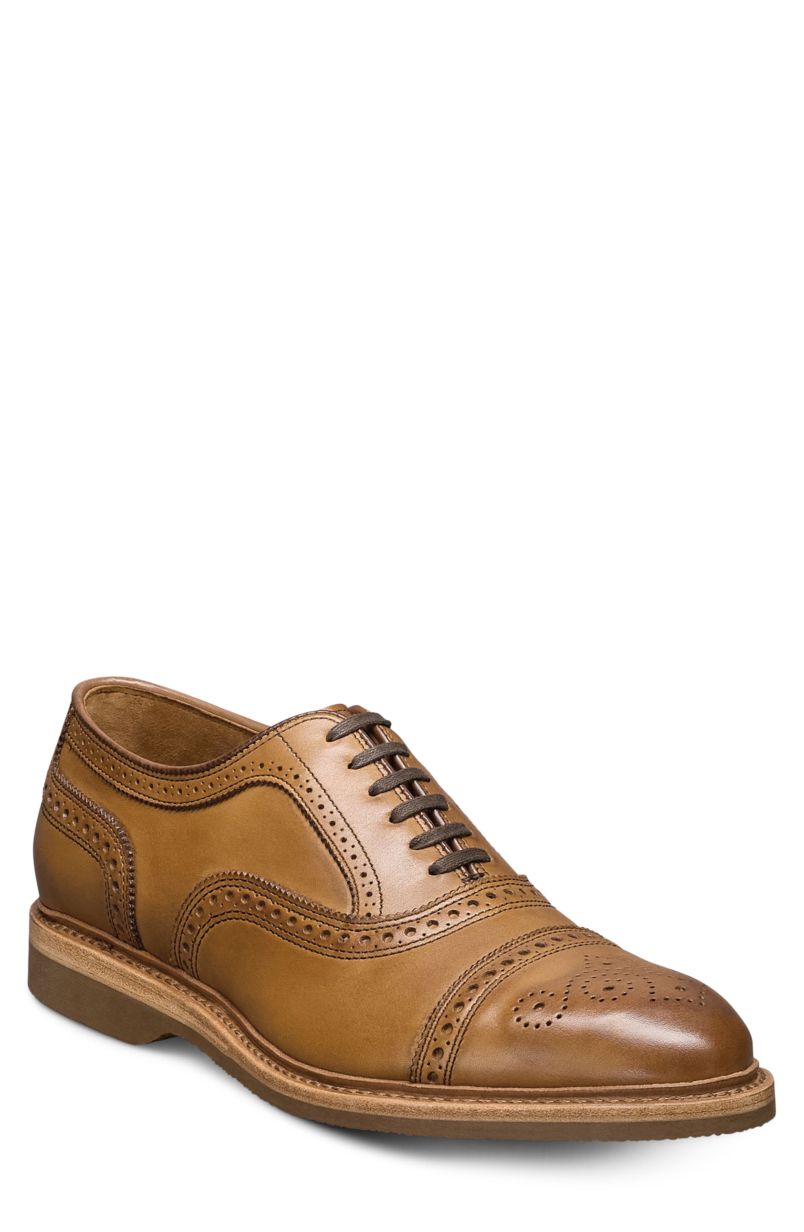 Allen Edmonds Strand Verse Cap Toe Oxford Shoe, Main, color, Walnut