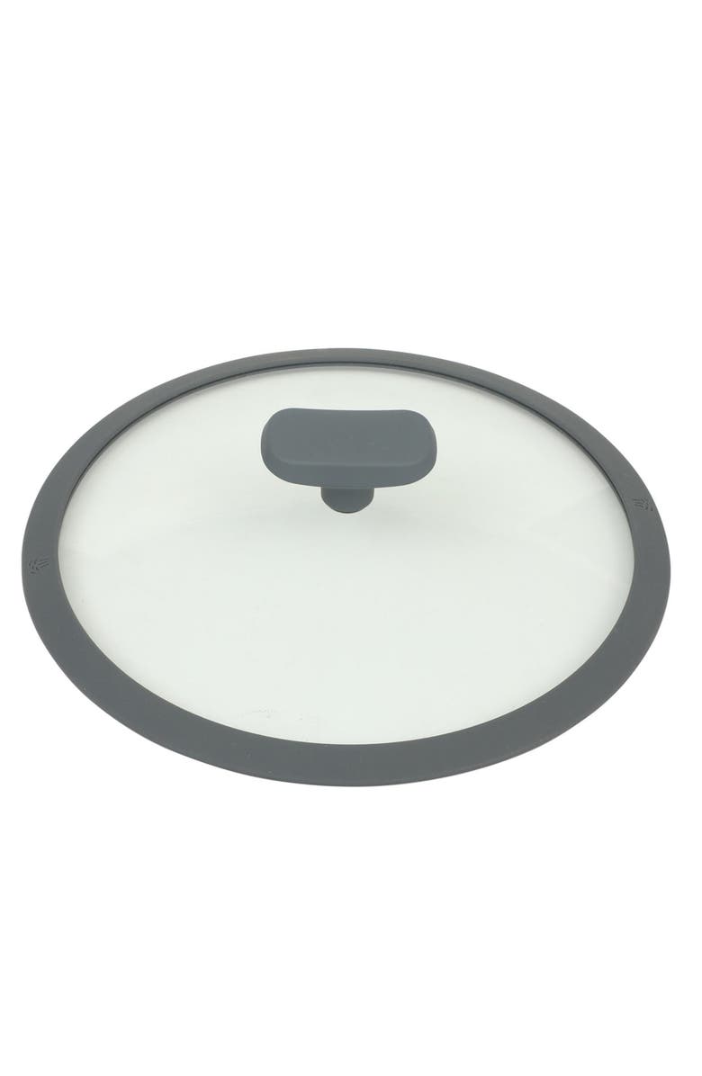 OSTER Rooney 4.1 Quart Ceramic Nonstick Cast Aluminum Saute Pan with Lid, Alternate, color, Grey