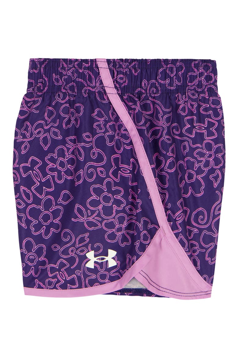 Kids' Graphic Tee & Printed Woven Shorts Set, Alternate, color, PINK DAWN