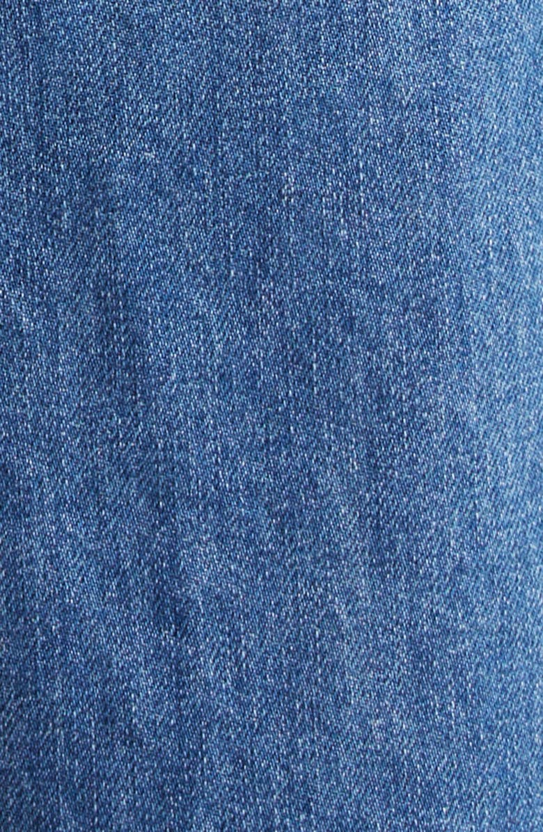 Veronica Beard Evelyn Belted Long Sleeve Denim Shirtdress, Alternate, color,