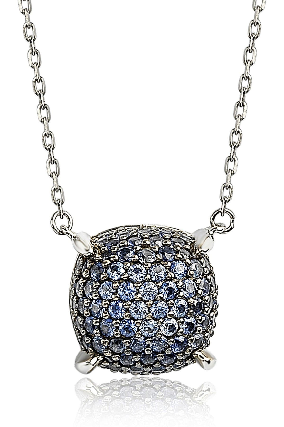 SUZY LEVIAN Pavé Sapphire Pendant Necklace