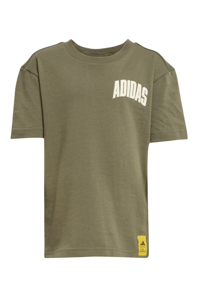 x The Simpsons Kids' Cotton Graphic T-Shirt, Main, color, OLIVE STRATA