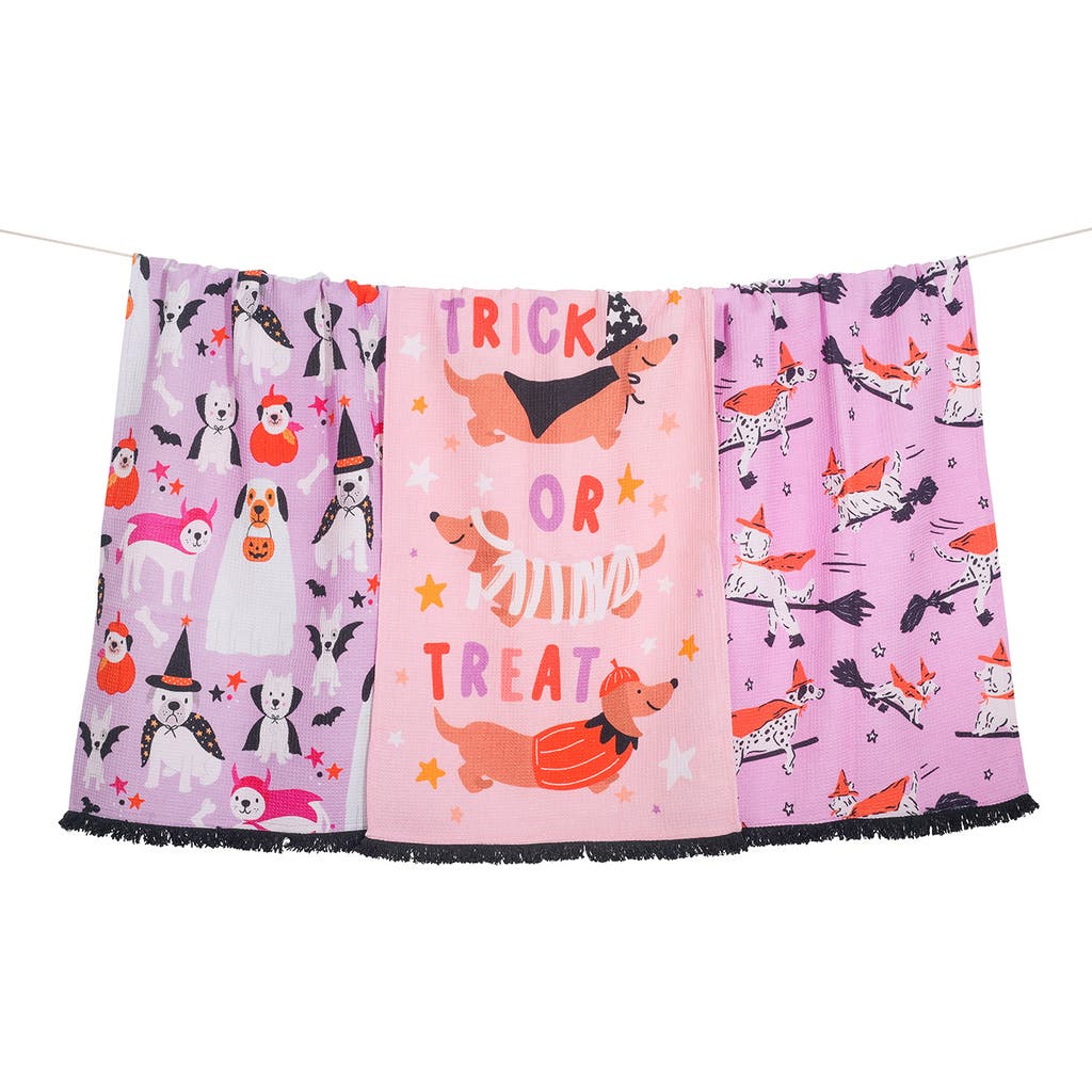 Tiramisu Trick Or Treat Dog Costume Towel Set In Multi