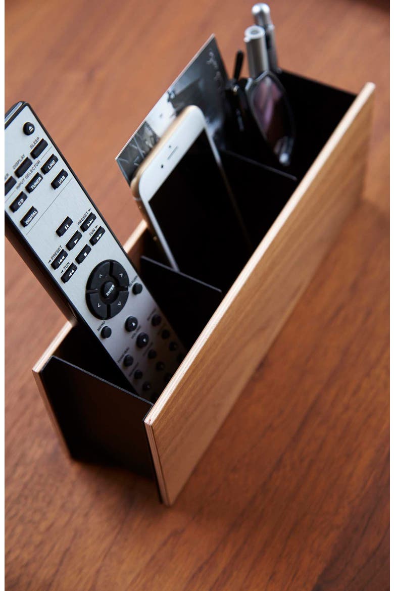 Desk Organizer Caddy, Alternate, color, WALNUT
