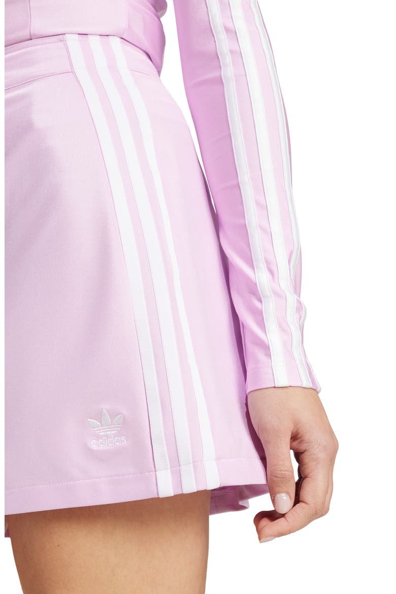 Adicolor 3-Stripes Miniskirt, Alternate, color, LIGHT ORCHID