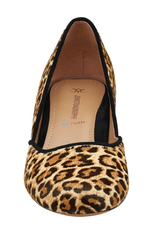 Johnston & Murphy Sienna Pump In Animal Print