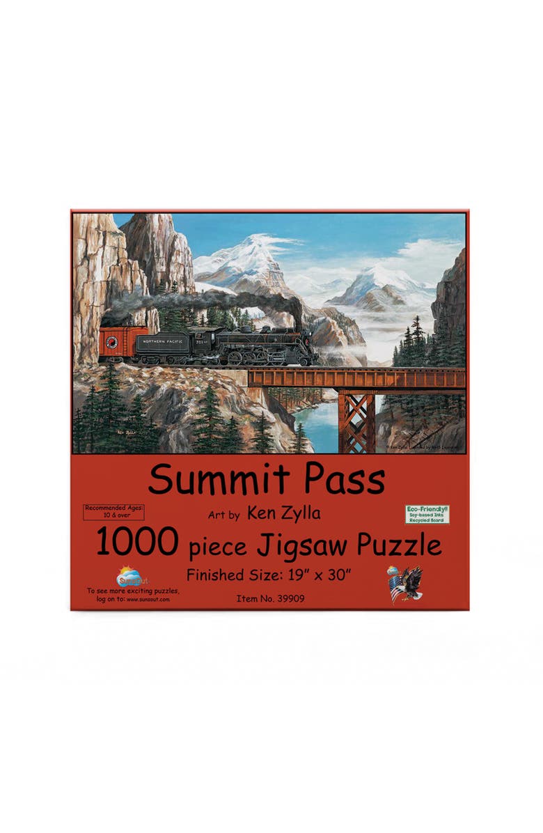 Sunsout Summit Pass 1000 piece Jigsaw Puzzle for Adults, Alternate, color, Multicolor