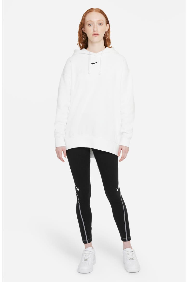 Sportswear Collection Essentials Oversize Hoodie, Alternate, color, WHITE/ BLACK