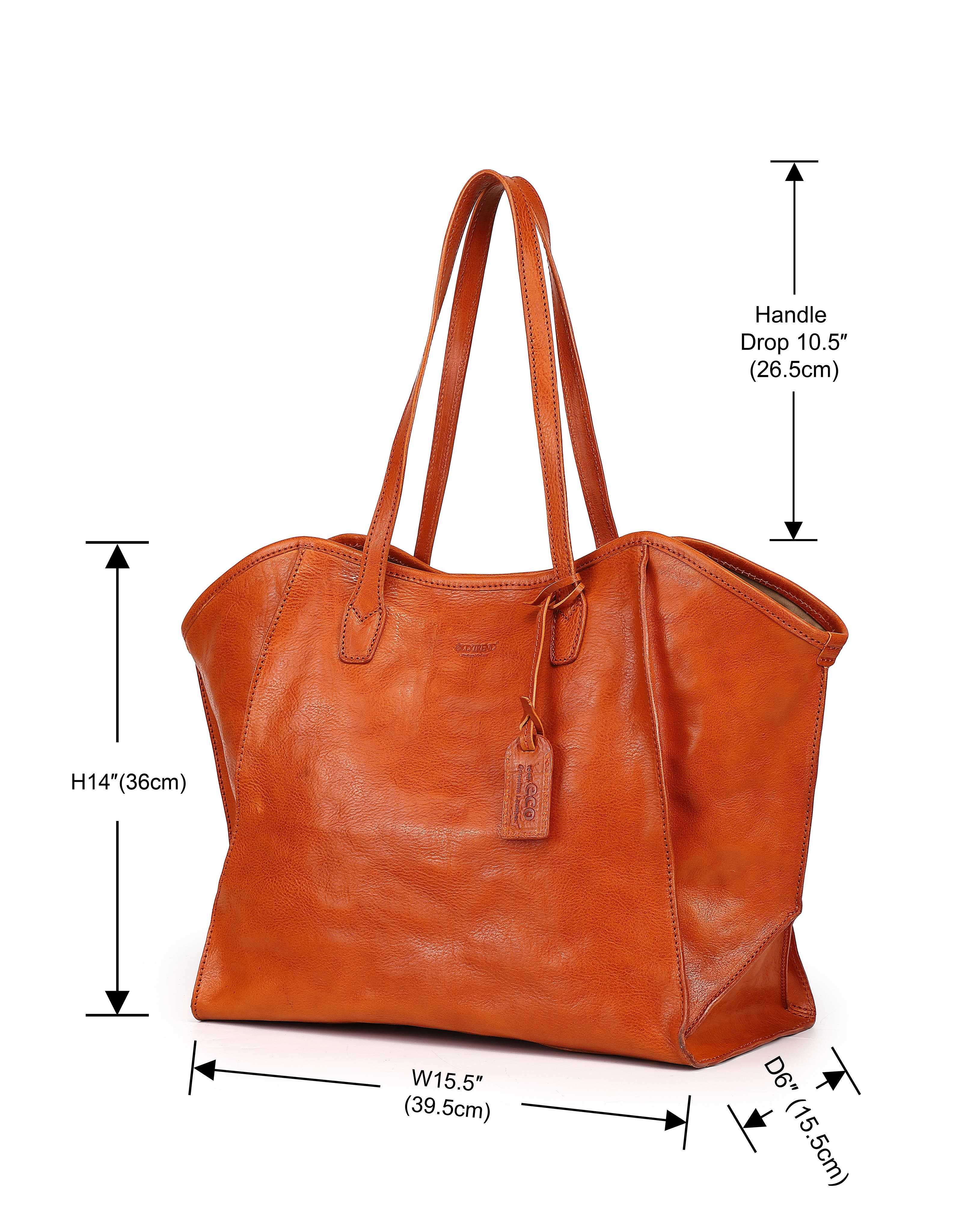 Iris Large Leather Carryall Tote, Alternate, color, Caramel